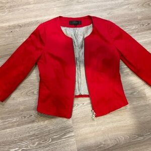 🔥Tobias Short Red Blazer Size 6